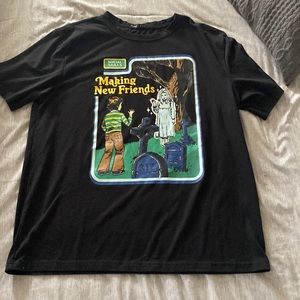 Black Unisex Social Skills T-shirt